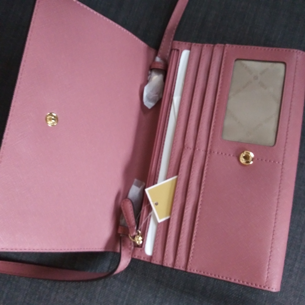 NWT MICHAEL KORS LARGE PHONE CROSSBODY BAG CASE CLUTCH - Picture 4 of 7